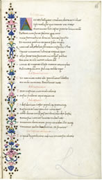 манускрипт Марциала 1465 года стр.86  Щёлкните, чтобы увеличить
